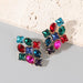 Wholesale alloy diamond geometric earrings JDC-ES-JL014 Earrings JoyasDeChina color Wholesale Jewelry JoyasDeChina Joyas De China