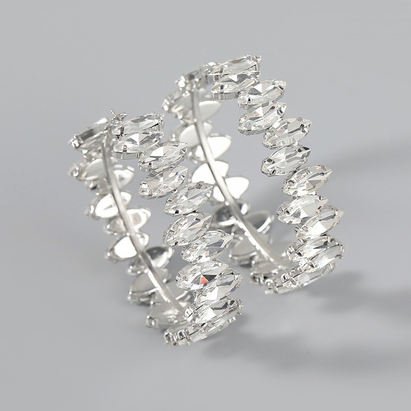 Wholesale alloy diamond glass drill ear ring JDC-ES-JL519 Earrings JoyasDeChina Wholesale Jewelry JoyasDeChina Joyas De China