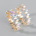 Wholesale alloy diamond glass drill ear ring JDC-ES-JL519 Earrings JoyasDeChina AB colour Wholesale Jewelry JoyasDeChina Joyas De China