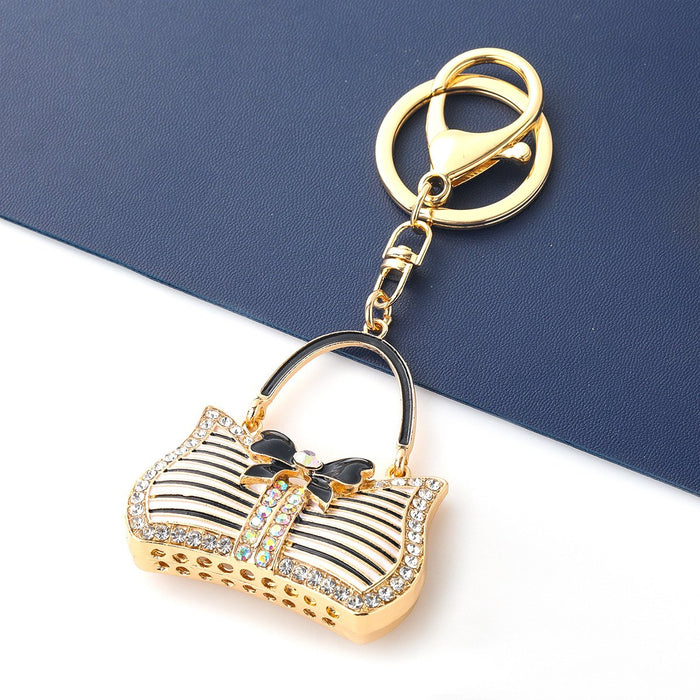 Bulk Jewelry Wholesale alloy diamond handbag keychains JDC-KC-CL011 Wholesale factory from China YIWU China