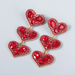 Wholesale alloy diamond heart-shaped multi-earring earrings JDC-ES-JL017 Earrings JoyasDeChina Wholesale Jewelry JoyasDeChina Joyas De China