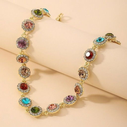 Wholesale alloy diamond inlaid color Necklaces JDC-NE-YWJQ012 Necklaces 砱拫儕? Wholesale Jewelry JoyasDeChina Joyas De China