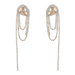 Wholesale alloy diamond inlaid drop shaped Tassel Earrings JDC-ES-JL517 Earrings JoyasDeChina Wholesale Jewelry JoyasDeChina Joyas De China