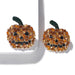 Bulk Jewelry Wholesale alloy diamond inlaid pumpkin Earrings JDC-ES-GSYQ014 Wholesale factory from China YIWU China