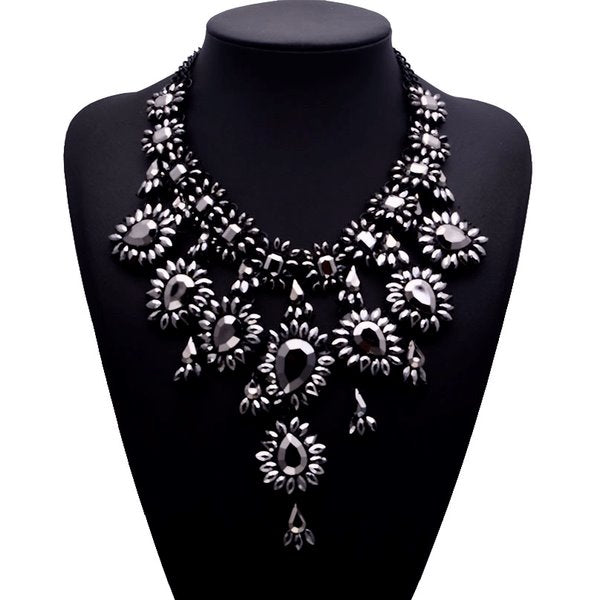 Wholesale Alloy diamond necklace JDC-NE-JQ145 NECKLACE 佳琪 Wholesale Jewelry JoyasDeChina Joyas De China
