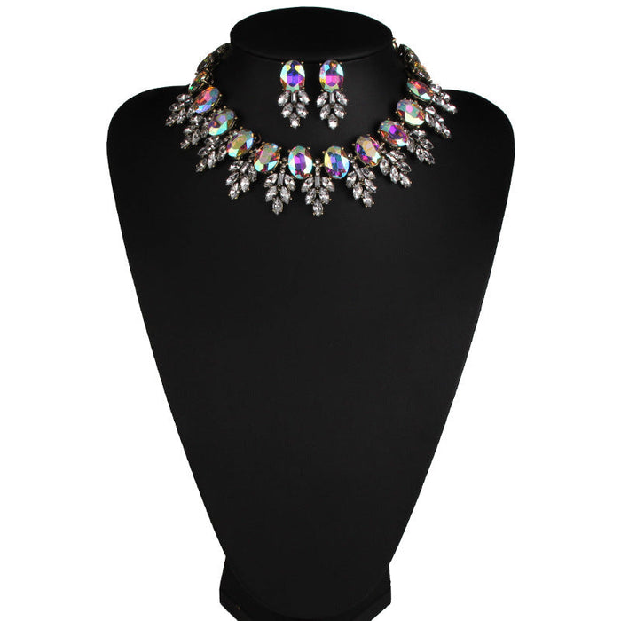 Wholesale Alloy diamond necklace JDC-NE-JQ148 NECKLACE 佳琪 Wholesale Jewelry JoyasDeChina Joyas De China