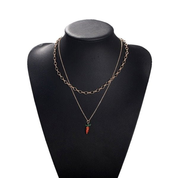 Wholesale Alloy diamond necklace JDC-NE-JQ152 NECKLACE 佳琪 Wholesale Jewelry JoyasDeChina Joyas De China