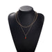 Wholesale Alloy diamond necklace JDC-NE-JQ152 NECKLACE 佳琪 Wholesale Jewelry JoyasDeChina Joyas De China