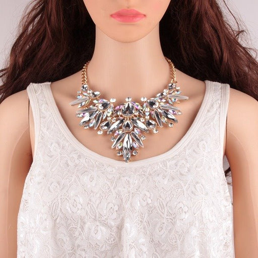 Wholesale alloy diamond necklace JDC-NE-JQ185 NECKLACE 佳琪 Wholesale Jewelry JoyasDeChina Joyas De China