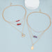 Wholesale Alloy Diamond Pendant Necklaces JDC-NE-NZ033 Necklaces 奈珠 Wholesale Jewelry JoyasDeChina Joyas De China