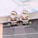 Wholesale alloy diamond Santa Earrings JDC-ES-MY226 Earrings 曼茵 Wholesale Jewelry JoyasDeChina Joyas De China