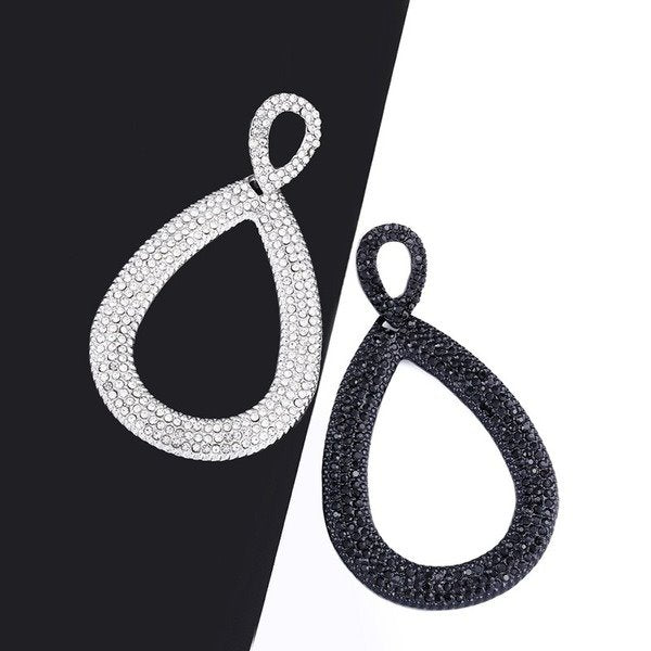 Wholesale alloy Diamond Silver Earrings JDC-ES-AS085 Earrings 翱?N Wholesale Jewelry JoyasDeChina Joyas De China