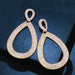 Wholesale alloy Diamond Silver Earrings JDC-ES-AS085 Earrings 翱?N golden Wholesale Jewelry JoyasDeChina Joyas De China