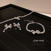Wholesale alloy Diamond Silver Earrings JDC-ES-BY-008 Earrings 宝钰 Wholesale Jewelry JoyasDeChina Joyas De China