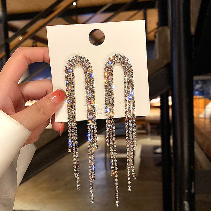 Wholesale alloy Diamond Silver Earrings JDC-ES-BY-012 Earrings 宝钰 sliver Wholesale Jewelry JoyasDeChina Joyas De China