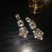 Wholesale alloy Diamond Silver Earrings JDC-ES-BY-082 Earrings 宝钰 1 Wholesale Jewelry JoyasDeChina Joyas De China