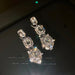 Wholesale alloy Diamond Silver Earrings JDC-ES-BY-082 Earrings 宝钰 Wholesale Jewelry JoyasDeChina Joyas De China