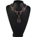 Wholesale alloy diamond simple necklace JDC-NE-JQ146 NECKLACE 佳琪 purple Wholesale Jewelry JoyasDeChina Joyas De China
