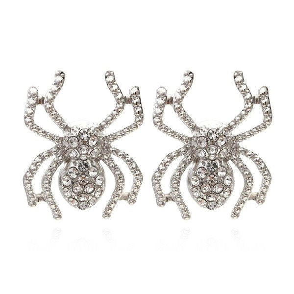 Wholesale alloy diamond spider earrings JDC-ES-MY190 Earrings 曼茵 Wholesale Jewelry JoyasDeChina Joyas De China