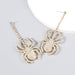 Wholesale Alloy diamond spider earrings women JDC-ES-JL719 Earrings 氿乐 Wholesale Jewelry JoyasDeChina Joyas De China