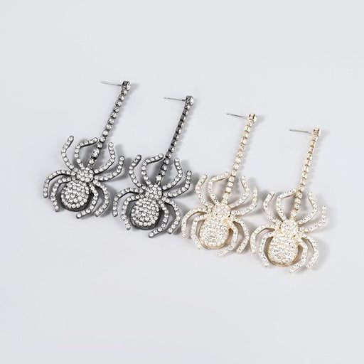 Wholesale Alloy diamond spider earrings women JDC-ES-JL719 Earrings 氿乐 Wholesale Jewelry JoyasDeChina Joyas De China