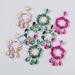 Wholesale alloy diamond-studded geometric colored earrings JDC-ES-JL641colored rhinestones Earrings JoyasDeChina Wholesale Jewelry JoyasDeChina Joyas De China