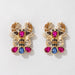 Wholesale alloy diamond-studded scorpion earrings JDC-ES-C431 Earrings 咏歌 19647 Wholesale Jewelry JoyasDeChina Joyas De China