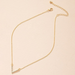 Wholesale alloy diamond V-shaped Pendant Necklace JDC-NE-AYN110 NECKLACE JoyasDeChina Wholesale Jewelry JoyasDeChina Joyas De China
