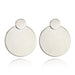 Wholesale alloy disc earrings JDC-ES-C165 Earrings JoyasDeChina 4323 silver Wholesale Jewelry JoyasDeChina Joyas De China