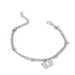 Bulk Jewelry Wholesale alloy double chain butterfly anklet JDC-AS-A039 Wholesale factory from China YIWU China