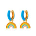 Wholesale alloy dripping rainbow earrings JDC-ES-D543 Earrings JoyasDeChina 01KC gold sky blue Wholesale Jewelry JoyasDeChina Joyas De China