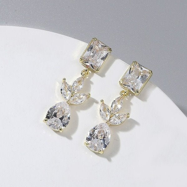 Wholesale alloy drop earrings JDC-ES-JQ220 Earrings 佳琪 Wholesale Jewelry JoyasDeChina Joyas De China
