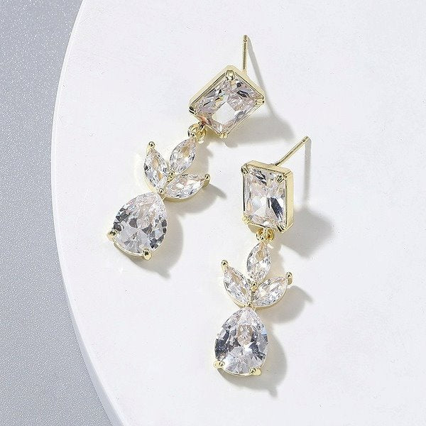 Wholesale alloy drop earrings JDC-ES-JQ220 Earrings 佳琪 Wholesale Jewelry JoyasDeChina Joyas De China