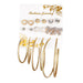 Wholesale Alloy drop flower earrings JDC-ES-F615 Earrings 韩之尚 02-17 Wholesale Jewelry JoyasDeChina Joyas De China