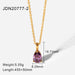 Wholesale alloy drop-shaped pendant necklace JDC-NE-JD323 NECKLACE 杰鼎 JDN20777-2 Wholesale Jewelry JoyasDeChina Joyas De China