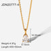 Wholesale alloy drop-shaped pendant necklace JDC-NE-JD323 NECKLACE 杰鼎 JDN20777-4 Wholesale Jewelry JoyasDeChina Joyas De China