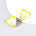 Wholesale alloy drops oil earrings JDC-ES-JL824 Earrings 氿乐 yellow Wholesale Jewelry JoyasDeChina Joyas De China