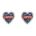 Wholesale Alloy Enamel Acrylic Heart Letter Earrings JDC-ES-JL849 Earrings 氿乐 Wholesale Jewelry JoyasDeChina Joyas De China