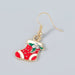 Wholesale alloy enamel rhinestone Christmas gloves socks earrings JDC-ES-JL661 Earrings ?鹄? Wholesale Jewelry JoyasDeChina Joyas De China