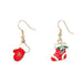 Wholesale alloy enamel rhinestone Christmas gloves socks earrings JDC-ES-JL661 Earrings ?鹄? Wholesale Jewelry JoyasDeChina Joyas De China