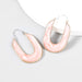 Wholesale alloy enamel U-shaped earrings JDC-ES-JL840 Earrings 氿乐 Wholesale Jewelry JoyasDeChina Joyas De China