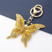 Bulk Jewelry Wholesale alloy-encrusted butterfly keychains JDC-KC-CL020 Wholesale factory from China YIWU China