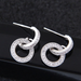 Bulk Jewelry Wholesale alloy-encrusted meteor asymmetric earrings JDC-ES-wy057 Wholesale factory from China YIWU China