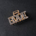 Wholesale alloy English letter point drill hairpin JDC-HC-JE001 Hair Clips 璟恩 Wholesale Jewelry JoyasDeChina Joyas De China