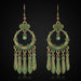 Wholesale alloy ethnic bohemian tassel bronze earrings JDC-ES-KJ100 Earrings JoyasDeChina E021614 Wholesale Jewelry JoyasDeChina Joyas De China