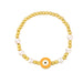 Wholesale alloy evil eye bracelet JDC-BT-AS102 Bracelet 翱昇 orange Wholesale Jewelry JoyasDeChina Joyas De China