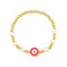 Wholesale alloy evil eye bracelet JDC-BT-AS102 Bracelet 翱昇 rose Wholesale Jewelry JoyasDeChina Joyas De China