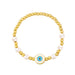 Wholesale alloy evil eye bracelet JDC-BT-AS102 Bracelet 翱昇 white Wholesale Jewelry JoyasDeChina Joyas De China