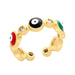 Wholesale alloy eye ring JDC-RS-AS303 Rings 翱昇 color 1 Wholesale Jewelry JoyasDeChina Joyas De China