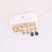 Wholesale alloy eye stud earrings set JDC-ES-Bingm011 Earrings 冰萌 Wholesale Jewelry JoyasDeChina Joyas De China